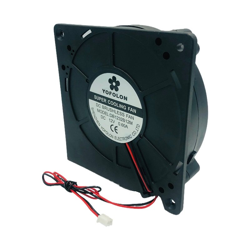 Yofolon 120x120x32mm DB1232B12H 12V Two Ball Bearing DC Blower Fan 120mm 12032 DC Blower Fan
